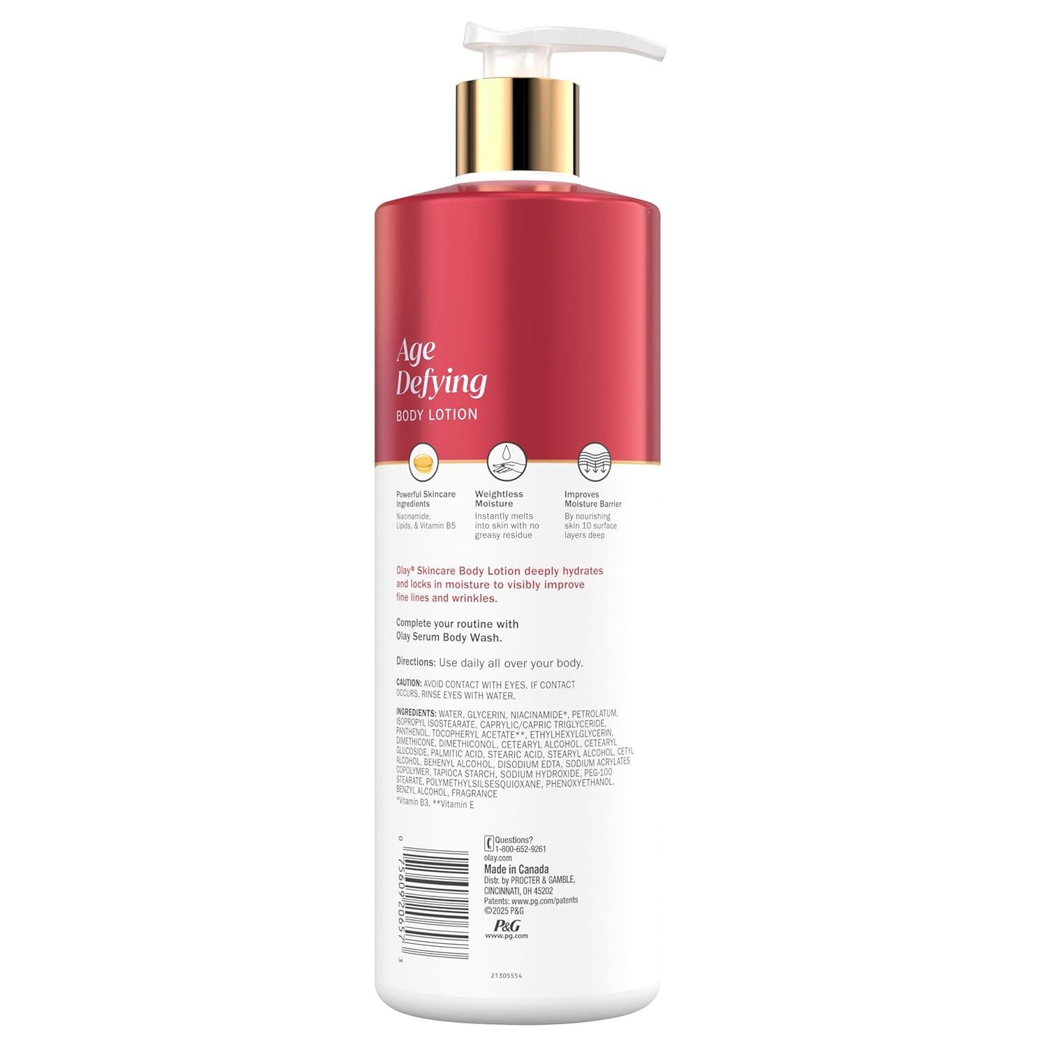 imageOlay Super Serum Hand ampamp Body Lotion for Dry Skin 24hr Long Lasting Hydration 5 Ingredient Serum Complex for Bright Even Firm Luminous Skin Sweet Vanilla ampamp Soft Wood Scent 185 fl ozNiacinamide
