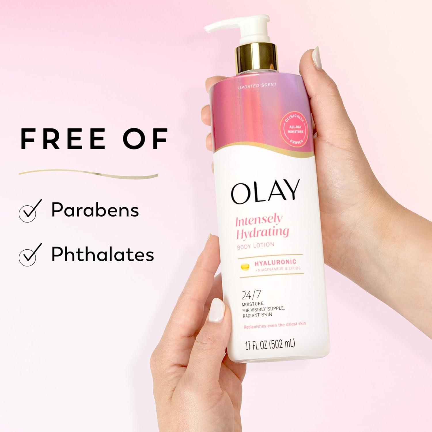 imageOlay Super Serum Hand ampamp Body Lotion for Dry Skin 24hr Long Lasting Hydration 5 Ingredient Serum Complex for Bright Even Firm Luminous Skin Sweet Vanilla ampamp Soft Wood Scent 185 fl ozHyaluronic Acid
