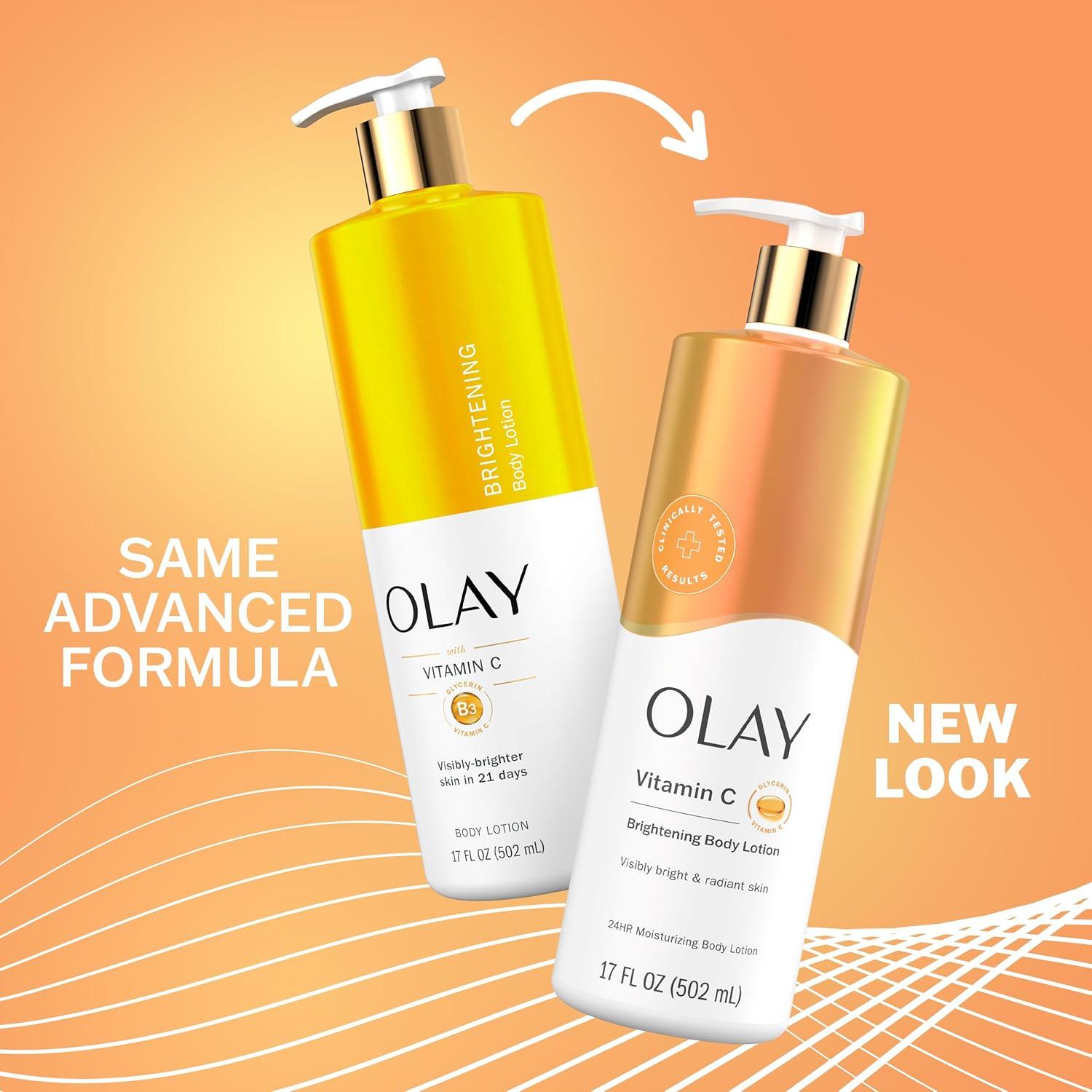 imageOlay Super Serum Hand ampamp Body Lotion for Dry Skin 24hr Long Lasting Hydration 5 Ingredient Serum Complex for Bright Even Firm Luminous Skin Sweet Vanilla ampamp Soft Wood Scent 185 fl ozVitamin C