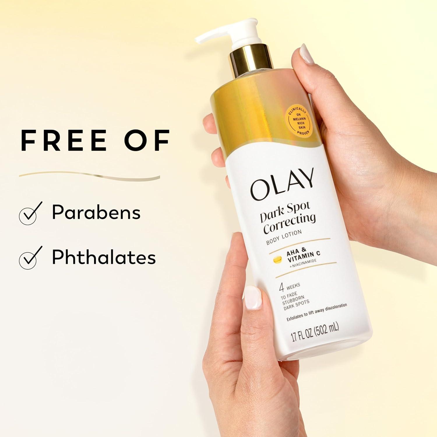 imageOlay Super Serum Hand ampamp Body Lotion for Dry Skin 24hr Long Lasting Hydration 5 Ingredient Serum Complex for Bright Even Firm Luminous Skin Sweet Vanilla ampamp Soft Wood Scent 185 fl ozAHA