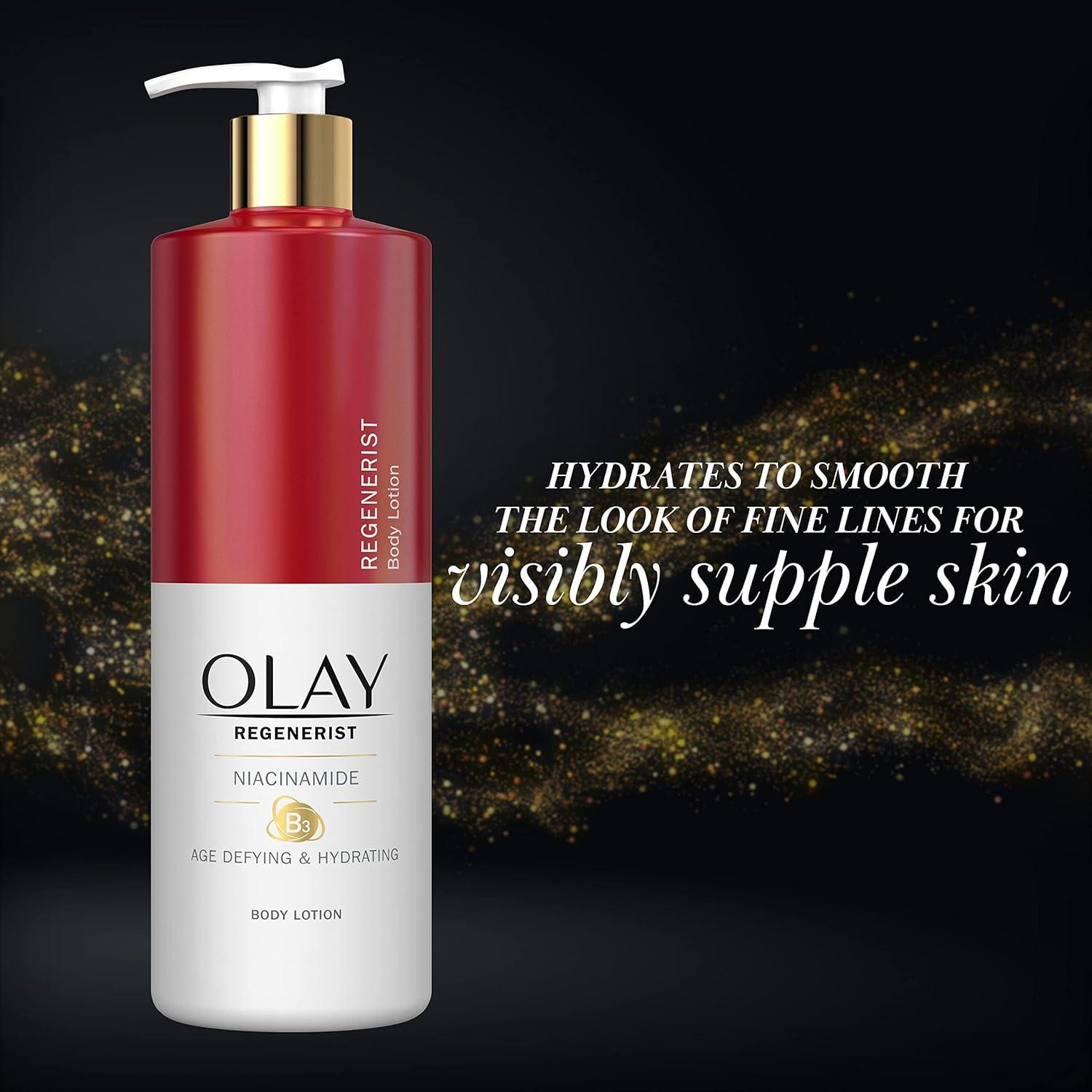 imageOlay Tone Evening and Hydrating Body Lotion Deep Moisture 17oz Pack of 4Age Defying Niacinimide