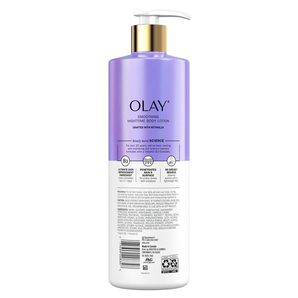 imageOlay Tone Evening and Hydrating Body Lotion Deep Moisture 17oz Pack of 4Smoothing Retinol