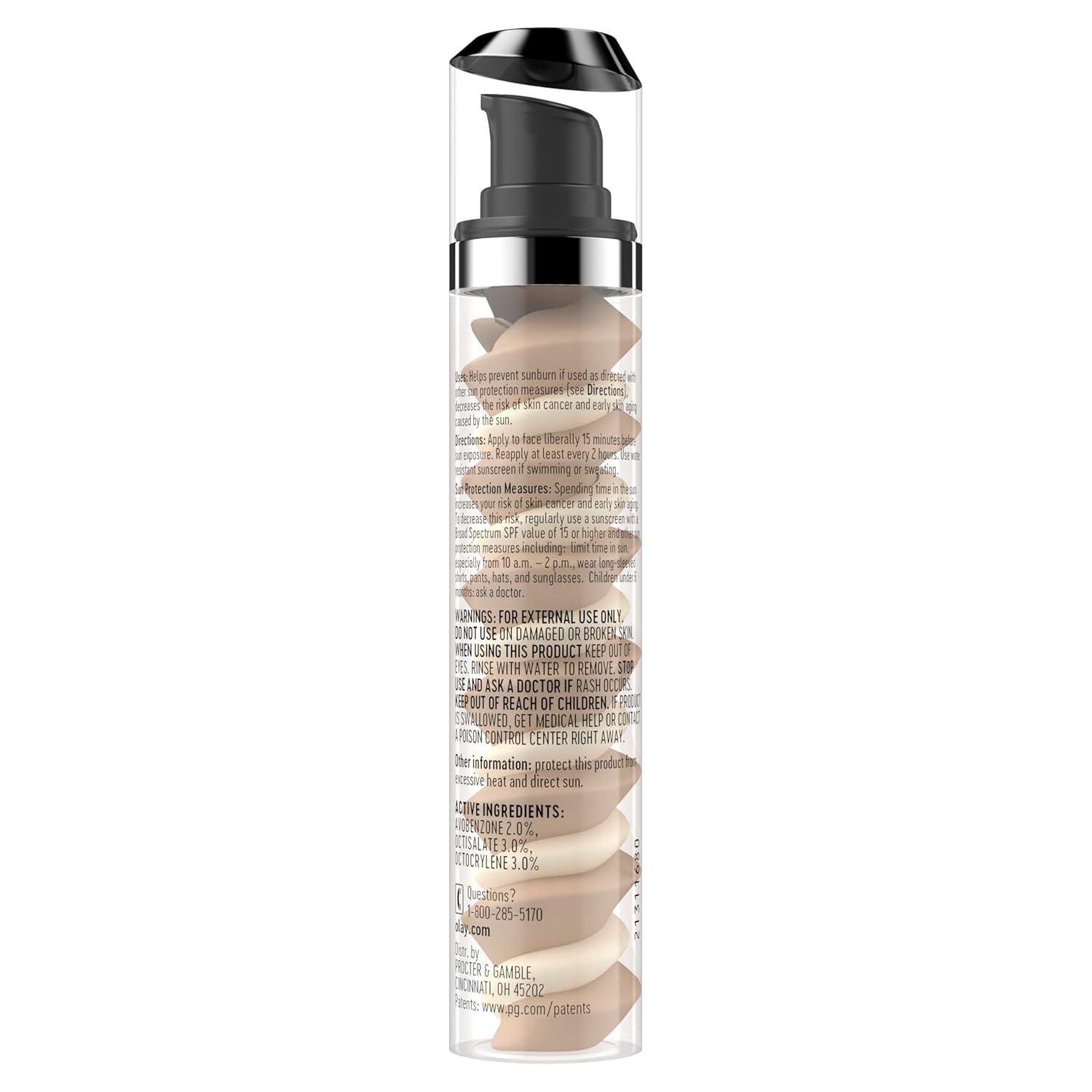 imageOlay Total Effects Tone Correcting Face Moisturizer with Sunscreen SPF 15 Light to Medium 17 Ounces