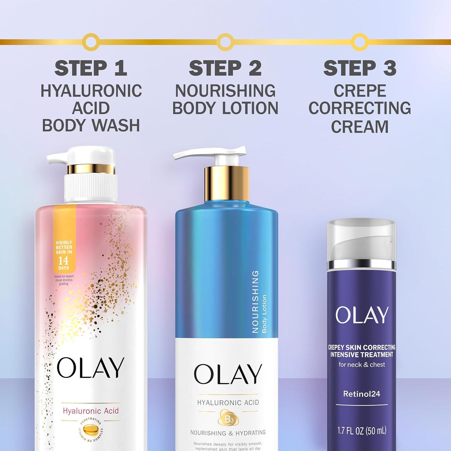 imageOlay Treatment Cream Intensive Crepey Skin Correcting for Neck ampamp Chest with Retinol24 Vitamin B3 Complex Deeply Hydrates Renews ampamp Smoothes Skin 17 fl oz