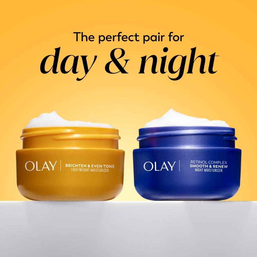 imageOlay Vitamin C Face Moisturizer Bright ampamp Even Lightweight Cream for Women  Brightens Hyrdates Evens Tone ampamp Texture Glowing Skin Care  Recyclable Sustainable Eco Jar NonGreasy 2 Oz20 Fl Oz