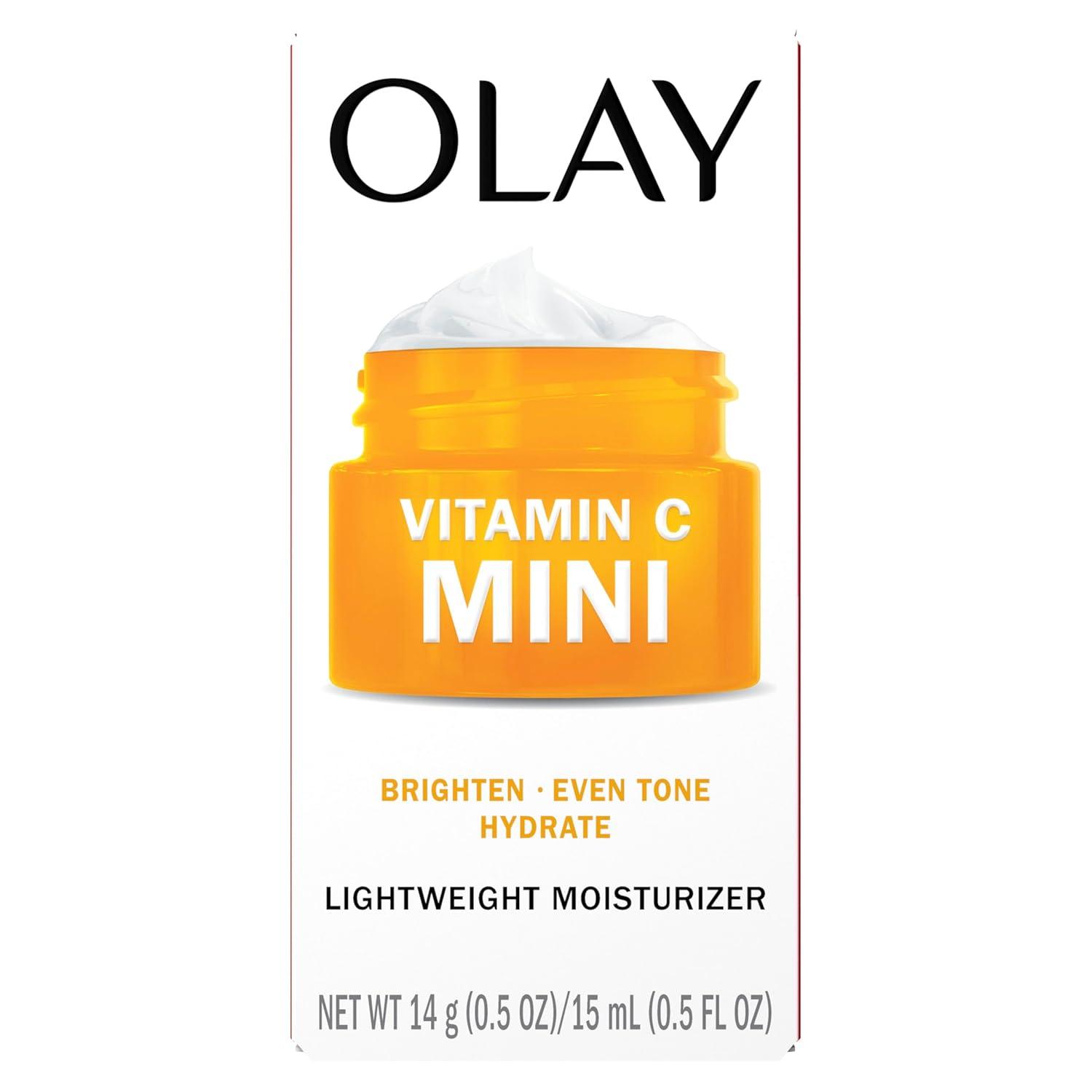 imageOlay Vitamin C MAX Face Moisturizer Brightening Cream for Women Hydrating Evens Tone Dark Spot ampamp Hyperpigmentation Reduction Glowing Skin Care  Niaciniamide Peptides 17 Oz05 Fl Oz Pack of 1