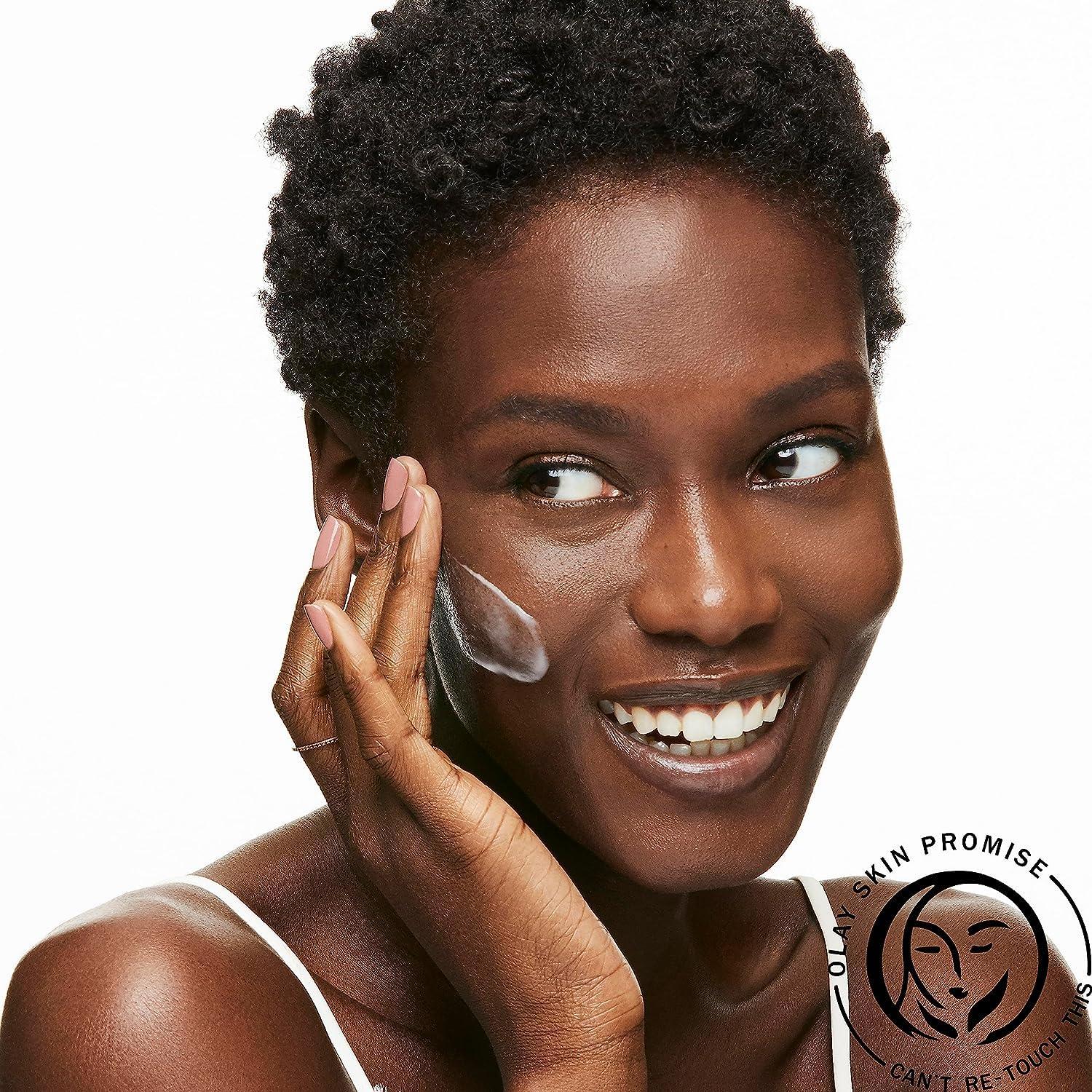 imageOlay Vitamin C MAX Face Moisturizer Brightening Cream for Women Hydrating Evens Tone Dark Spot ampamp Hyperpigmentation Reduction Glowing Skin Care  Niaciniamide Peptides 17 Oz05 Fl Oz Pack of 2