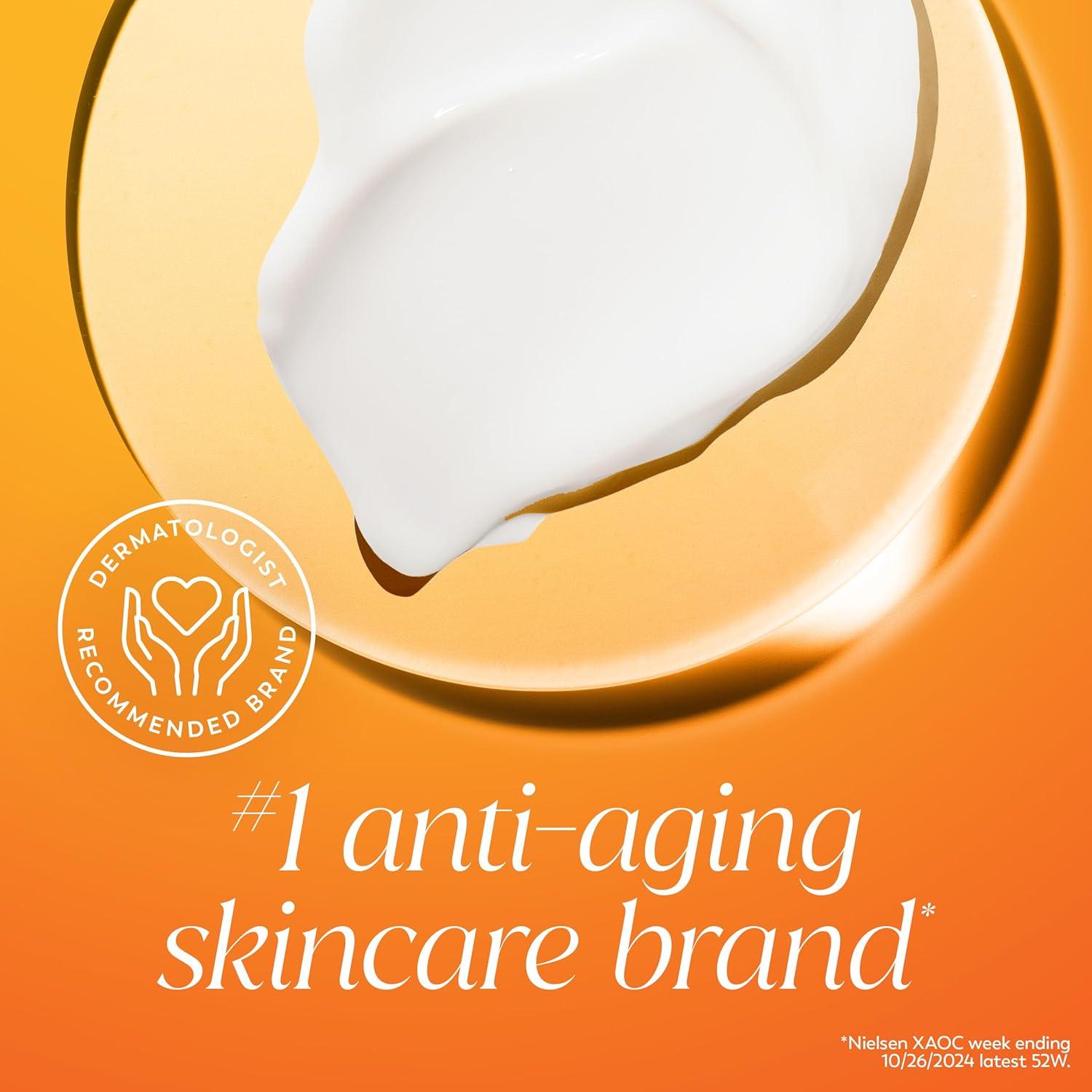imageOlay Vitamin C MAX Face Moisturizer Brightening Cream for Women Hydrating Evens Tone Dark Spot ampamp Hyperpigmentation Reduction Glowing Skin Care  Niaciniamide Peptides 17 Oz17 Ounce Pack of 1