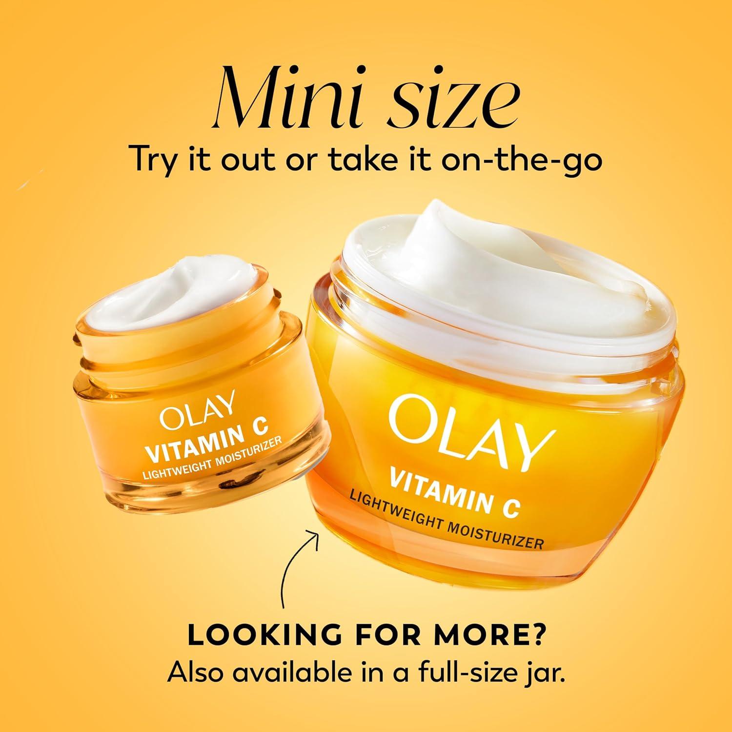 imageOlay Vitamin C MAX Face Moisturizer Brightening Cream for Women Hydrating Evens Tone Dark Spot ampamp Hyperpigmentation Reduction Glowing Skin Care  Niaciniamide Peptides 17 Oz05 Fl Oz Pack of 1