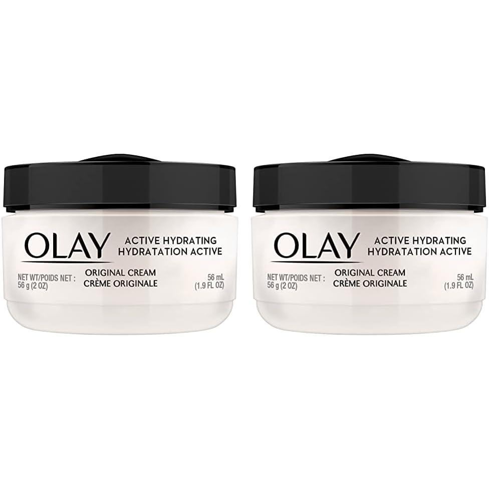 imageOlay Active Hydrating Cream Face Moisturizer 19 fl oz2 Ounce Pack of 2