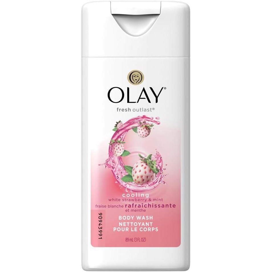 imageOlay Body Wash for Women Fresh Radiance Refreshing ampamp Renewing Made with Plant Based Cleansers B3 Botanical Complex For All Skin Types Strawberry ampamp Mint Scent 30 fl oz Pack of 24Mint