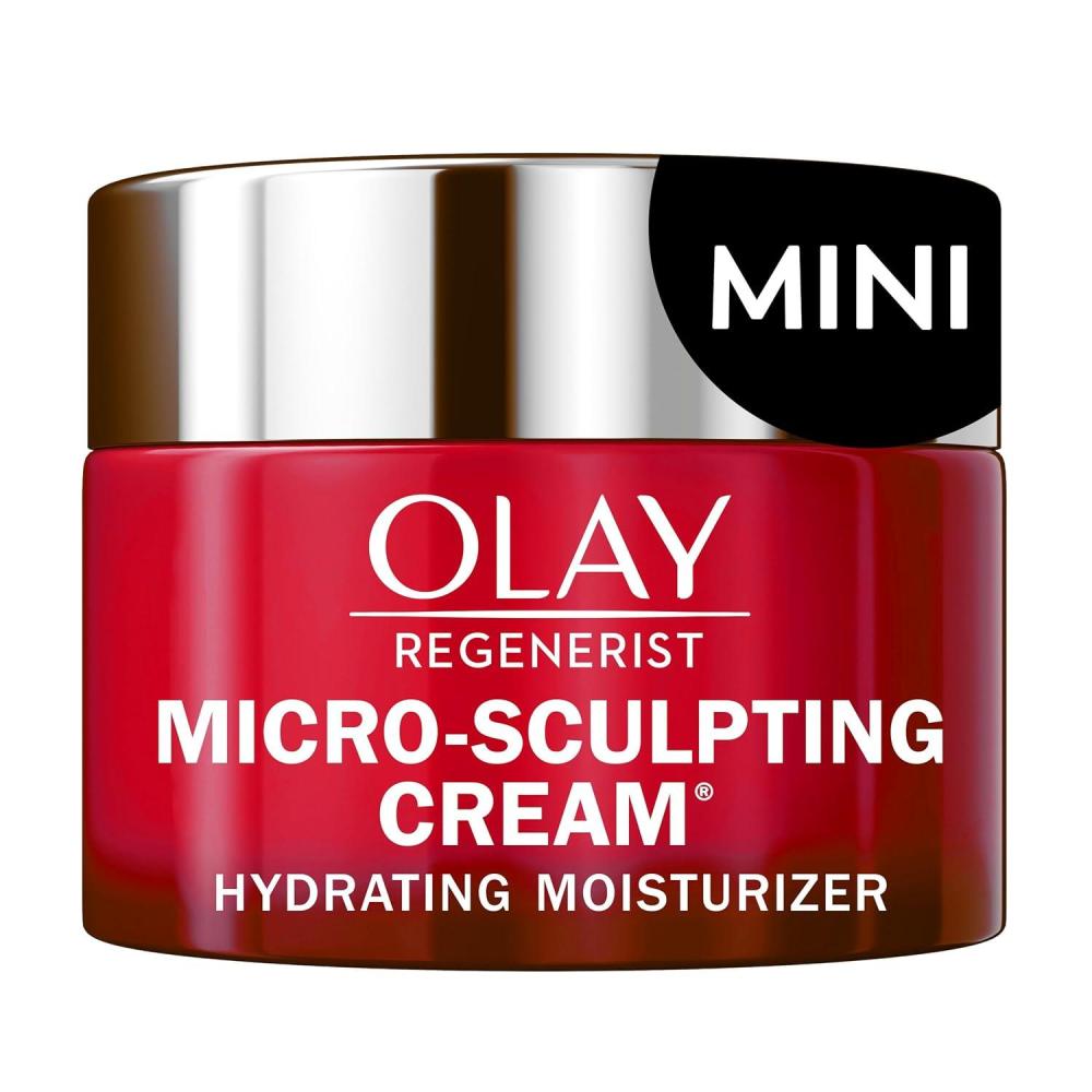 imageOlay Face Moisturizer Regenerist MicroSculpting Cream for Women FragranceFree  Hydrating AntiAging Skin Care 17 oz ampamp Trial Size Vitamin C Cleansing Melts WaterActivated Face Wash 12 ctScented