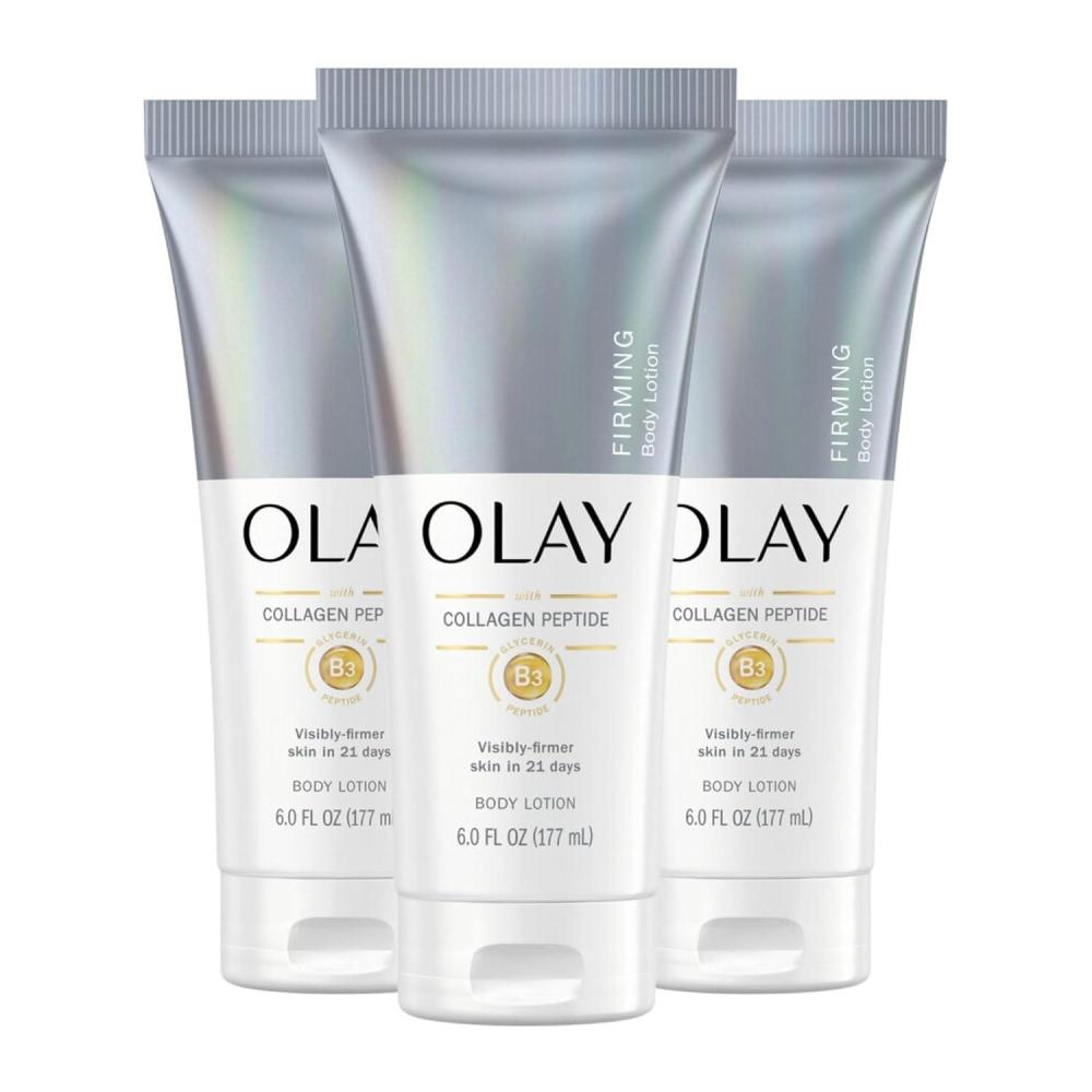 imageOlay Firming ampamp Hydrating Hand and Body Lotion with Collagen 6 fl oz Tube Pack of 36 Fl Oz Pack of 3