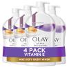 imageOlay Body Wash for Women Age Defying with Vitamin E 24hr Moisturizing Hydrating ampamp Refreshing B3 Vitamin Complex Free of Parabens ampamp Phthalates For All Skin Types Scented 22 fl oz Pack of 2Age Defying
