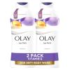 imageOlay Body Wash for Women Age Defying with Vitamin E 24hr Moisturizing Hydrating ampamp Refreshing B3 Vitamin Complex Free of Parabens ampamp Phthalates For All Skin Types Scented 22 fl oz Pack of 2Age Defying