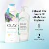 imageOlay Body Wash for Women Fresh Radiance Refreshing ampamp Renewing Made with Plant Based Cleansers B3 Botanical Complex For All Skin Types Birch Water ampamp Lavender Scent 22 fl oz Pack of 4Birch Water  Lavender