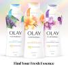 imageOlay Body Wash for Women Fresh Radiance Refreshing ampamp Renewing Made with Plant Based Cleansers B3 Botanical Complex For All Skin Types Birch Water ampamp Lavender Scent 22 fl oz Pack of 4Vanilla Blossom  Apricot