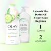 imageOlay Body Wash for Women Fresh Radiance Refreshing ampamp Renewing Made with Plant Based Cleansers B3 Botanical Complex For All Skin Types Orchid ampamp Black Currant Scent 22 fl oz Pack of 4Cucumber  Aloe Water