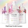 imageOlay Body Wash for Women Fresh Radiance Refreshing ampamp Renewing Made with Plant Based Cleansers B3 Botanical Complex For All Skin Types Orchid ampamp Black Currant Scent 22 fl oz Pack of 4Rose Water  Sweet Nectar