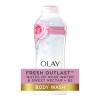 imageOlay Body Wash for Women Fresh Radiance Refreshing ampamp Renewing Made with Plant Based Cleansers B3 Botanical Complex For All Skin Types Orchid ampamp Black Currant Scent 22 fl oz Pack of 4Sweet Nectar