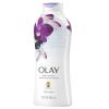 imageOlay Body Wash for Women Fresh Radiance Refreshing ampamp Renewing Made with Plant Based Cleansers B3 Botanical Complex For All Skin Types Orchid ampamp Black Currant Scent 22 fl oz Pack of 4Orchid