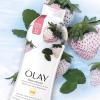imageOlay Body Wash for Women Fresh Radiance Refreshing ampamp Renewing Made with Plant Based Cleansers B3 Botanical Complex For All Skin Types Strawberry ampamp Mint Scent 30 fl oz Pack of 24White Strawberry  Mint