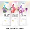 imageOlay Body Wash for Women Fresh Radiance Refreshing ampamp Renewing Made with Plant Based Cleansers B3 Botanical Complex For All Skin Types Strawberry ampamp Mint Scent 30 fl oz Pack of 24Cooling Strawberry and Mint