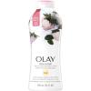 imageOlay Body Wash for Women Fresh Radiance Refreshing ampamp Renewing Made with Plant Based Cleansers B3 Botanical Complex For All Skin Types Strawberry ampamp Mint Scent 30 fl oz Pack of 24White Strawberry  Mint
