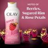 imageOlay Body Wash for Women Hydrating ampamp Moisturizing Holiday Edition With Plant Based Cleansers B3 Complex For All Skin Types Fireside Fir with Fresh Spruce ampamp Sandalwood Scent 22 fl ozChampagne Blush with Berries  Sugared Rim  Rose Petals