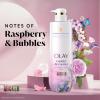 imageOlay Body Wash for Women Intensely Hydrating ProHyaluronic Acid Serum Complex Renews Moisture Vitamin B3 Lameller Technology For All Skin Types Strawberry Summer Fizz Scent 20 fl ozRaspberry  Bubbles