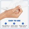imageOlay Cleansing Wipes Daily Facials Power of a Makeup Remover Scrub Toner Mask and Cleanser  FragranceFree Textured NoSoap Cloth Gentle Skin Care Vitamin ComplexInfused Formula 66 ctNavy blue
