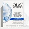 imageOlay Cleansing Wipes Daily Facials Power of a Makeup Remover Scrub Toner Mask and Cleanser  FragranceFree Textured NoSoap Cloth Gentle Skin Care Vitamin ComplexInfused Formula 66 ctWhite