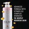 imageOlay Exfoliating ampamp Hydrating Body Wash With Deep Sea Minerals Coconut Water and Vitamin B3 20 fl oz Pack of 4Grapefruit