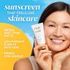 imageOlay Invisible Sunscreen SPF 35 100 Invisible Facial Sunscreen and Makeup Primer  FragranceFree Weightless No White Cast Broad Spectrum Sun Protection with Vitamin C ampamp E Aloe Vera 17 Oz