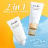 imageOlay Invisible Sunscreen SPF 35 100 Invisible Facial Sunscreen and Makeup Primer  FragranceFree Weightless No White Cast Broad Spectrum Sun Protection with Vitamin C ampamp E Aloe Vera 17 Oz