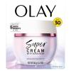 imageOlay Super Cream with Sunscreen SPF 30 Lightweight Face Moisturizer with Sun Protection 5in1 Skin Care Benefits 17 oz ampamp Trial Size Vitamin C Cleansing Melts WaterActivated Face Wash 12 ct2 Count