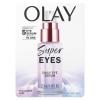 imageOlay Super Eye Serum  Vitamin C Caffeine Niacinamide Amino Peptide Aloe Vera  Brightens Dark Circles AntiWrinkle AntiAging Brightening Smooths Fine Lines Firming Hydrating 045 Oz
