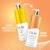 imageOlay Super Serum Hand ampamp Body Lotion for Dry Skin 24hr Long Lasting Hydration 5 Ingredient Serum Complex for Bright Even Firm Luminous Skin Sweet Vanilla ampamp Soft Wood Scent 185 fl ozVitamin C