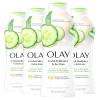 imageOlay Body Wash for Women Fresh Radiance Refreshing ampamp Renewing Made with Plant Based Cleansers B3 Botanical Complex For All Skin Types Orchid ampamp Black Currant Scent 22 fl oz Pack of 4Cucumber  Aloe Water