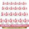 imageOlay Body Wash for Women Fresh Radiance Refreshing ampamp Renewing Made with Plant Based Cleansers B3 Botanical Complex For All Skin Types Strawberry ampamp Mint Scent 30 fl oz Pack of 24Cooling Strawberry and Mint