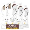 imageOlay Body Wash for Women Ultra Moisture 24hr Moisturizing Hydrating ampamp Refreshing B3 Vitamin Complex Free of Parabens ampamp Phthalates For All Skin Types Coconut Oil Scent 22 fl oz Pack of 4Coconut Oil