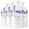 imageOlay Body Wash for Women Ultra Moisture Exfoliating Formula 24hr Moisturizing Hydrating ampamp Replenshing B3 Vitamin Complex For All Skin Types Sea Minerals Scent 33 fl oz Pack of 4