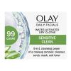 imageOlay Daily Facials for Clean Sensitive Skin Makeup Remover Wipes SoapFree and FragranceFree Cleanser Cloths 33 Count Pack of 3