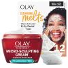 imageOlay Face Moisturizer Regenerist MicroSculpting Cream for Women FragranceFree  Hydrating AntiAging Skin Care 17 oz ampamp Trial Size Vitamin C Cleansing Melts WaterActivated Face Wash 12 ctBundle
