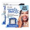imageOlay Face Wash Retinol Cleansing Melts FragranceFree Daily Use Gentle Cleanser For All Skin Types Travel Size WaterActivated to Clean Tone and Refresh 64ct 2 Pack x 32ctHyaluronic