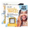 imageOlay Face Wash Retinol Cleansing Melts FragranceFree Daily Use Gentle Cleanser For All Skin Types Travel Size WaterActivated to Clean Tone and Refresh 64ct 2 Pack x 32ctVitamin C