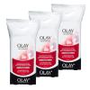 imageOlay Makeup Remover Wipes Regenerist MicroExfoliating Wet Cleansing Cloths Facial Cleanser for Women  Exfoliates Refreshes Smooths Texture Travel Approved 30 ct  3 Pack