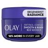 imageOlay Retinol Face Moisturizer Smooth ampamp Renew Cream for Women FragranceFree  AntiAging AntiWrinkle Smooth Fine Lines Tightening Brightening  Recyclable Sustainable Eco Jar NonGreasy 2 Oz2 Ounce Pack of 1