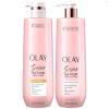 imageOlay Super Serum Body Wash for Normal Skin 24hr Long Lasting Hydration 5 Ingredient Serum Complex for Bright Even Firm Luminous Skin 185 fl ozCoconut  Vanilla   Soft Wood