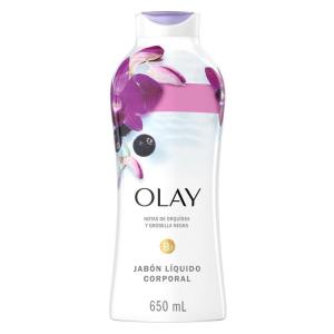 imageOlay Body Wash for Women Fresh Radiance Refreshing ampamp Renewing Made with Plant Based Cleansers B3 Botanical Complex For All Skin Types Orchid ampamp Black Currant Scent 22 fl oz Pack of 4Orchid